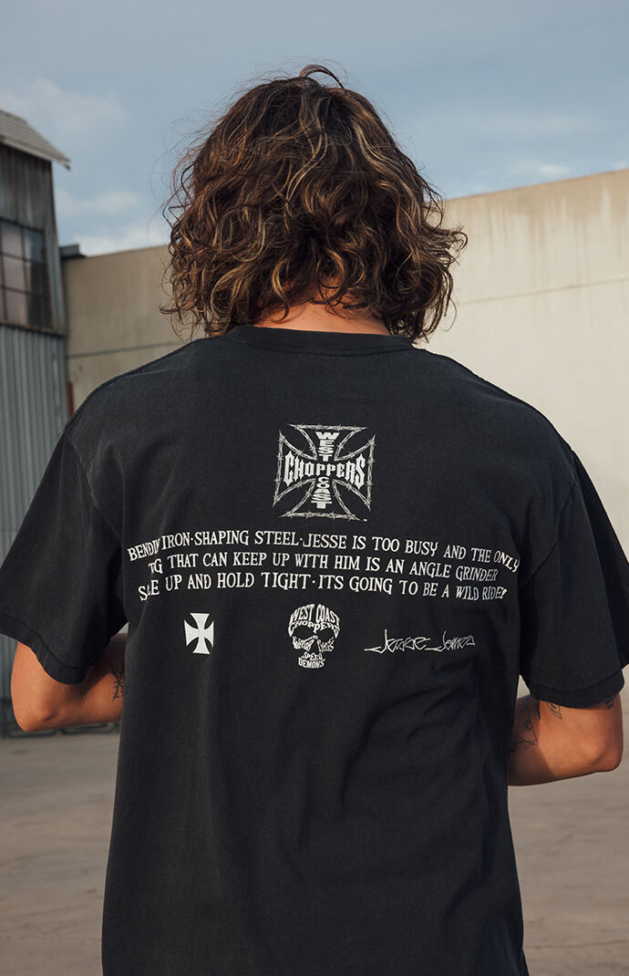 West Coast Choppers Barb Wire Iron Cross T-Shirt | Pacsun