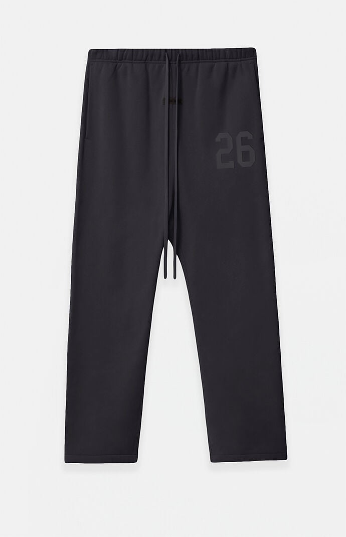 Fear of God ESSENTIALS Vintage Black Tear-Away Baggy Sweatpants