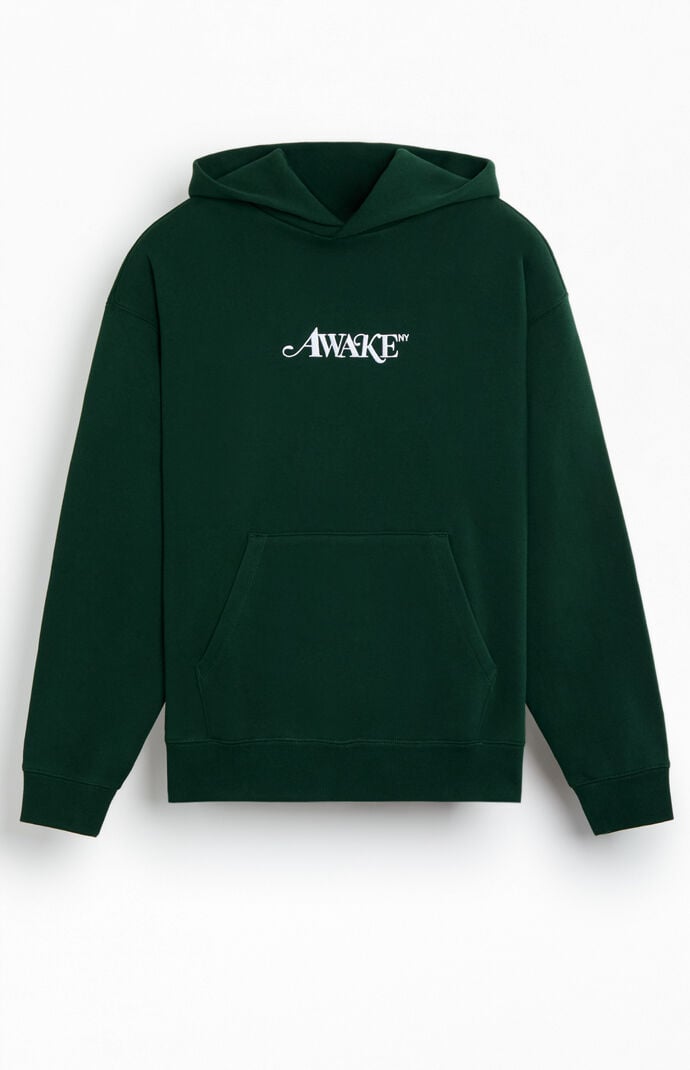 Awake NY Green Classic Logo Hoodie | Pacsun