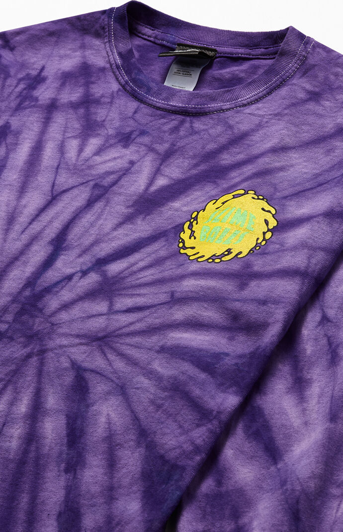Tie-Dyed Slime Web Long Sleeve T-Shirt