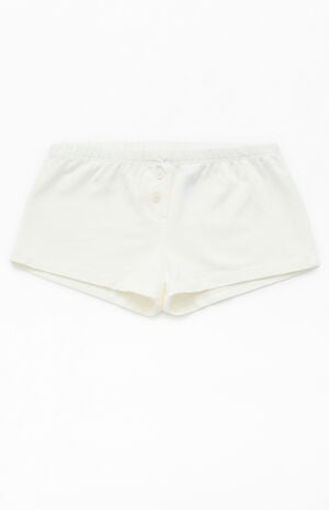 White Boxer Boyshorts image number 1