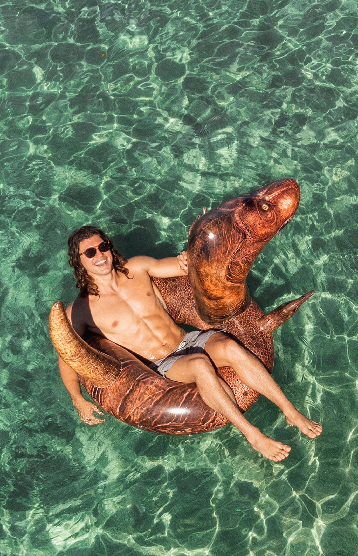 PoolCandy Inflatable 42" T-Rex Pool Tube