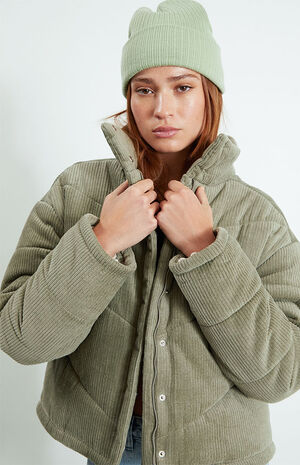 Corduroy Puffer Jacket image number 1