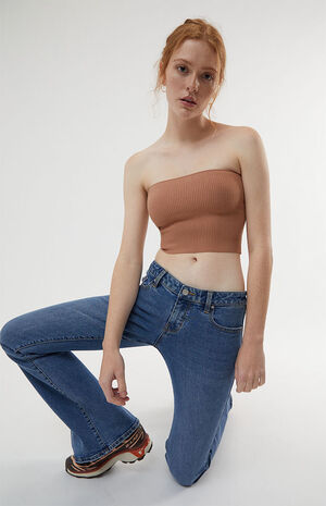 Basic Sweater Tube Top image number 3