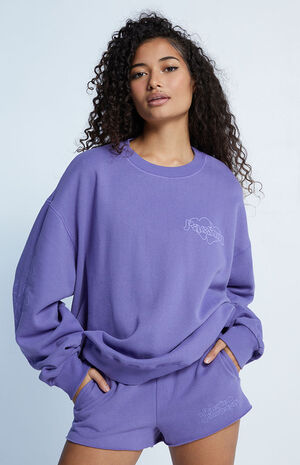 PacSun Pacific Sunwear Heartz Crew Neck Sweatshirt | PacSun