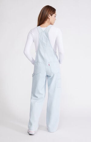 Light Indigo Carpenter Overalls image number 4