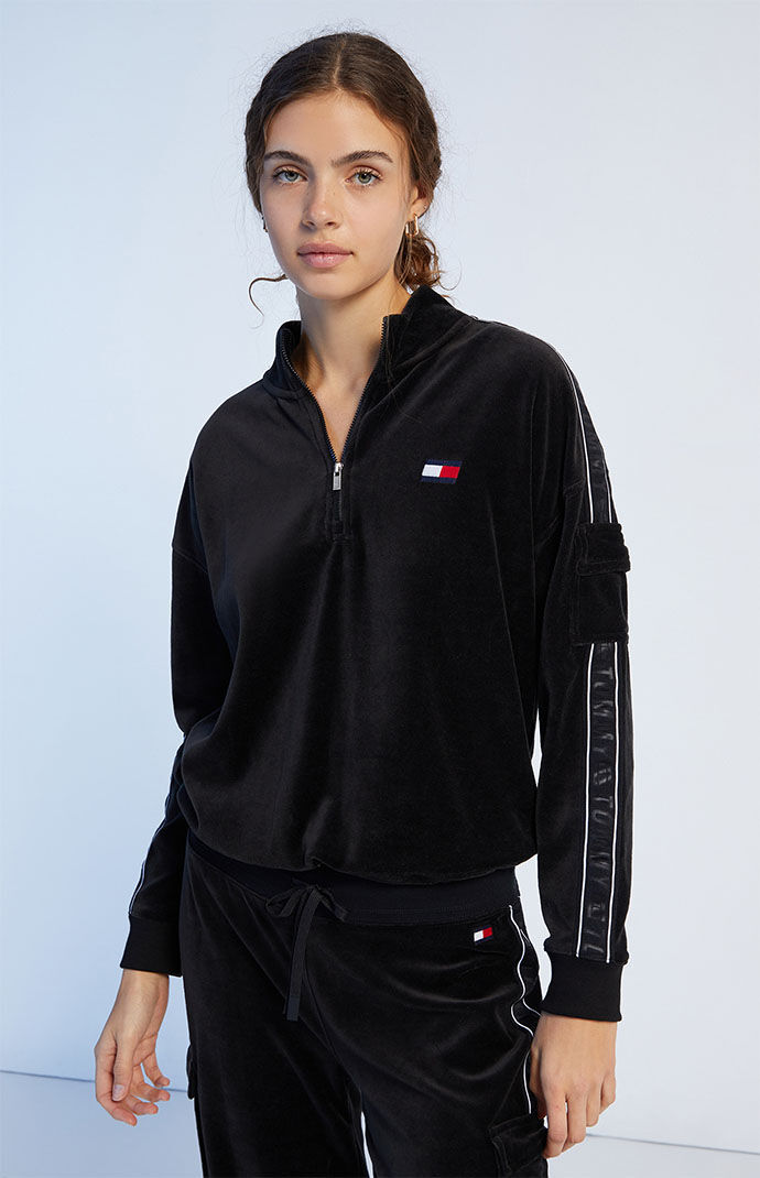Tommy hilfiger velour tracksuit store