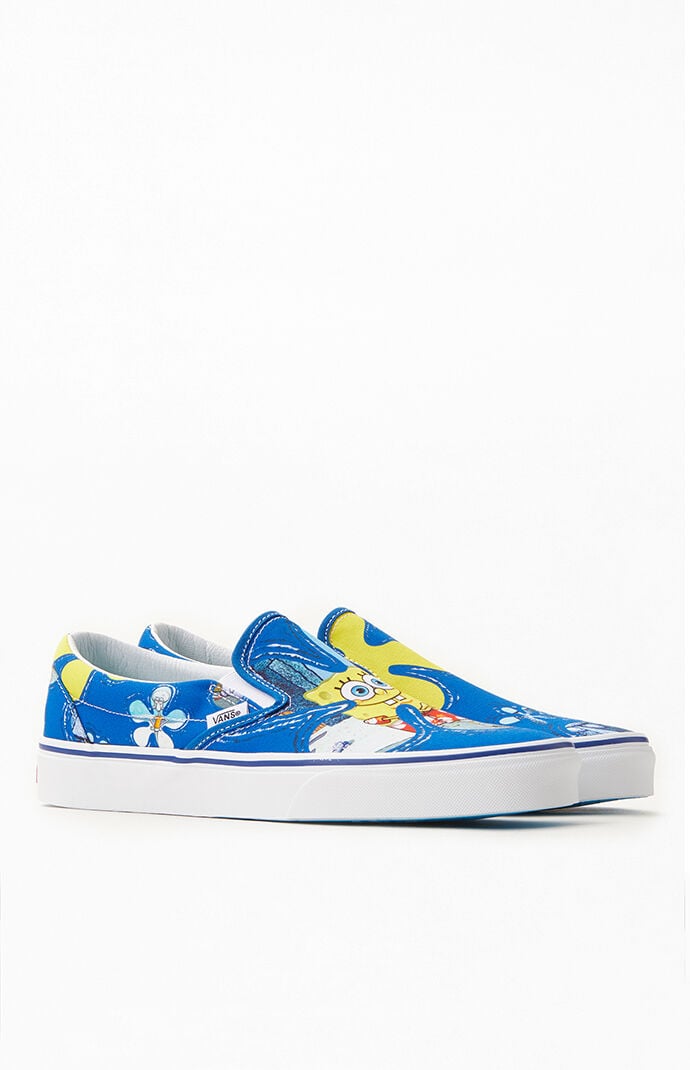 Vans x spongebob slip on best sale