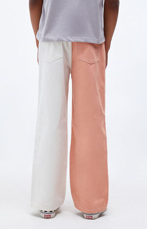 Muted Clay & Gardenia Baggy Pants image number 3