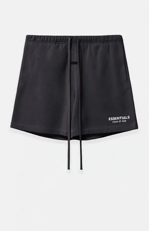 Vintage Black Classic Sweat Shorts image number 1