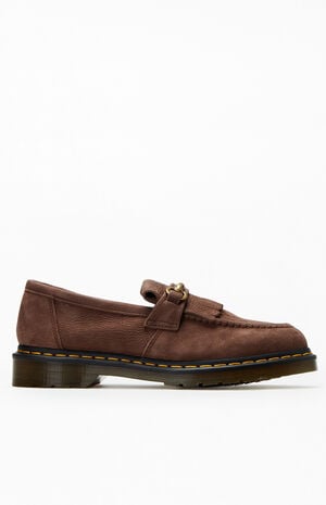 Adrian Snaffle Repello Emboss Suede Loafers