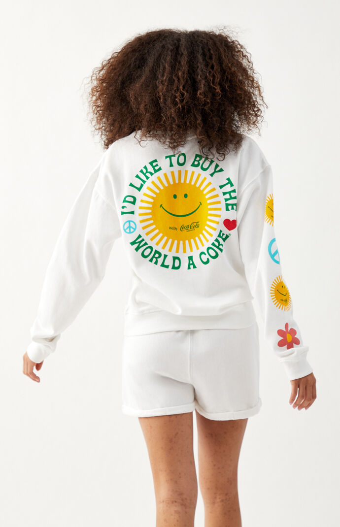 x Coca-Cola Yellow Sun Sweatshirt