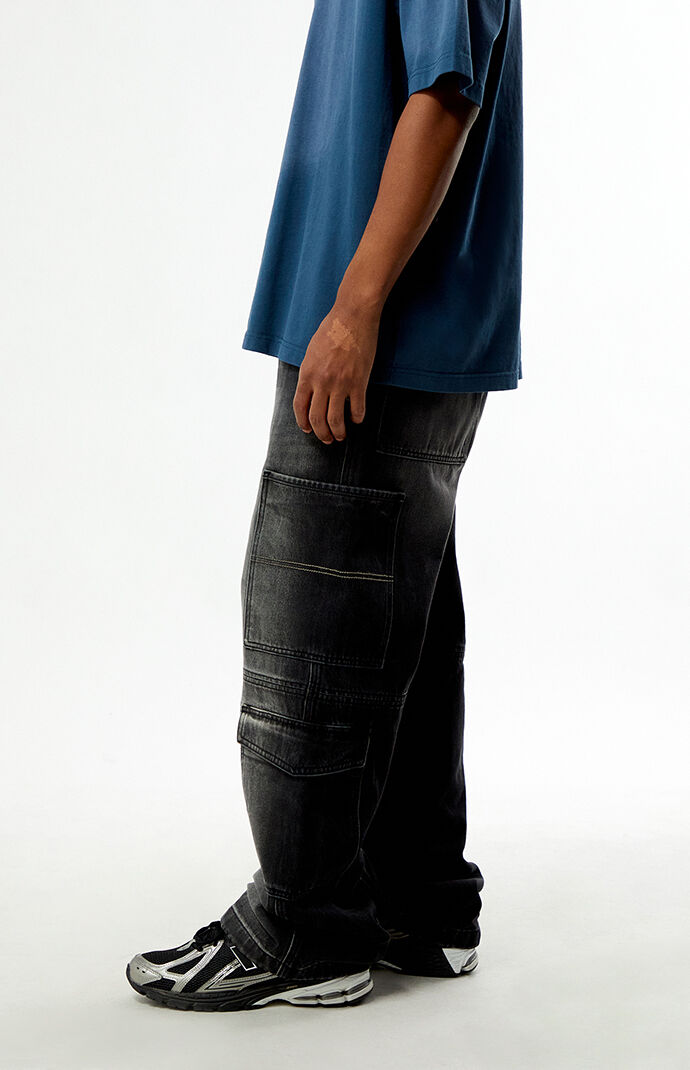 Pacsun Dylan Baggy Jeans Cargo Faded Black | Pacsun