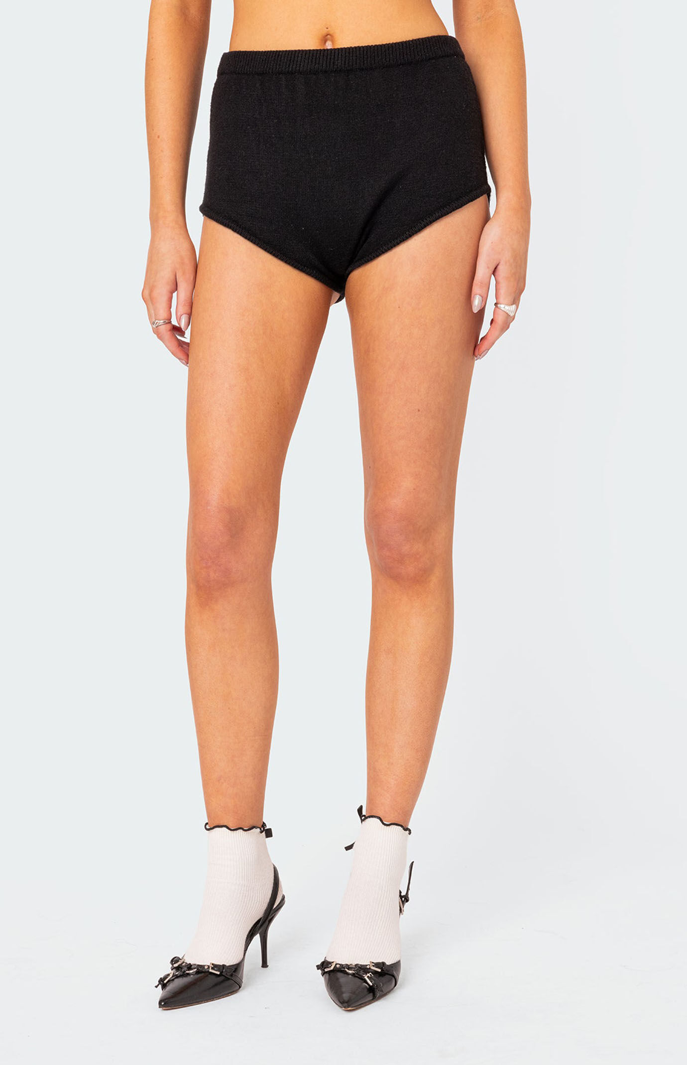 【WOOHWA】KNIT MICRO SHORT PT Cotton Knit Pull On Shorts – WeWoreWhat