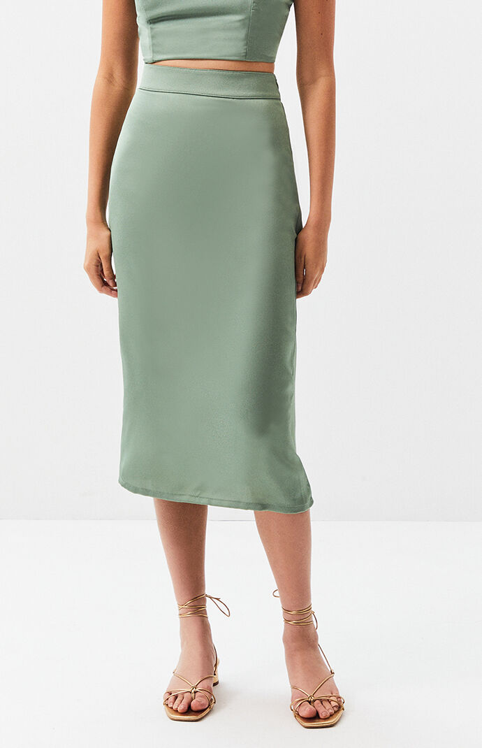 Pacsun midi skirt clearance