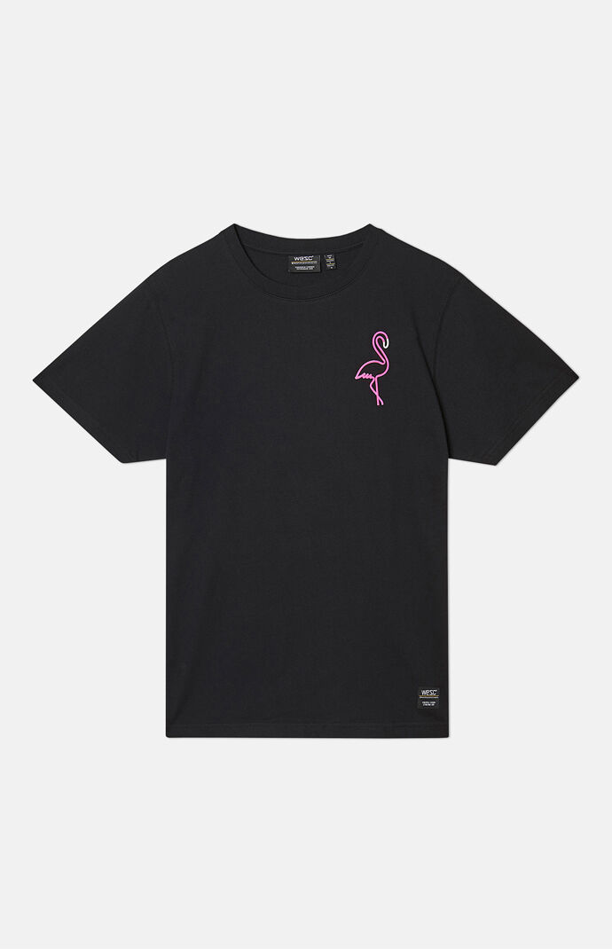 Max Neon Flamingo Slackers T-Shirt