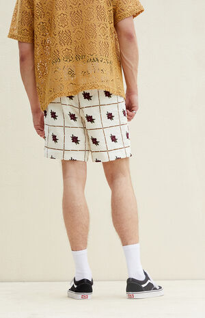 Floral Linen Shorts image number 5