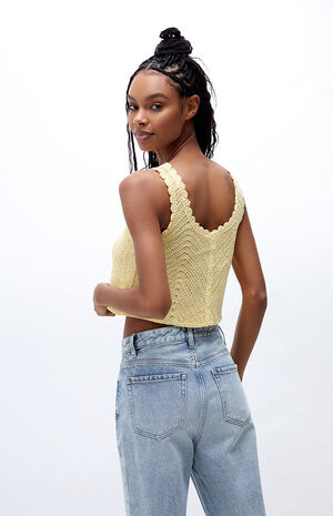 Crochet Woven Tank Top image number 4