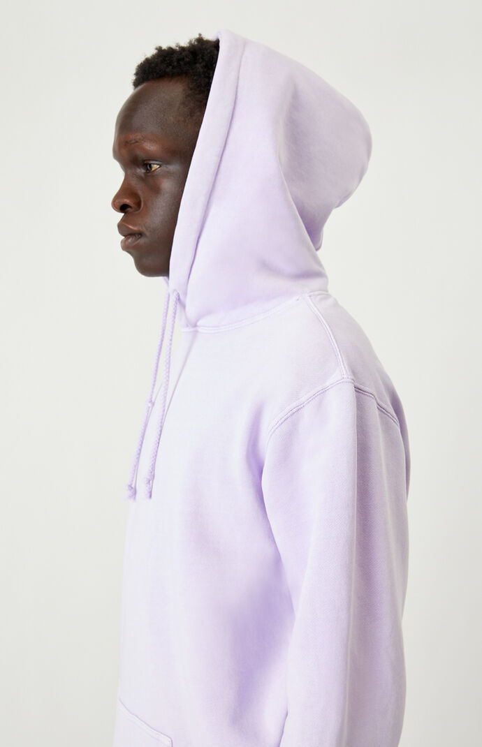 Lavender Stock Vintage Wash Oversized Hoodie