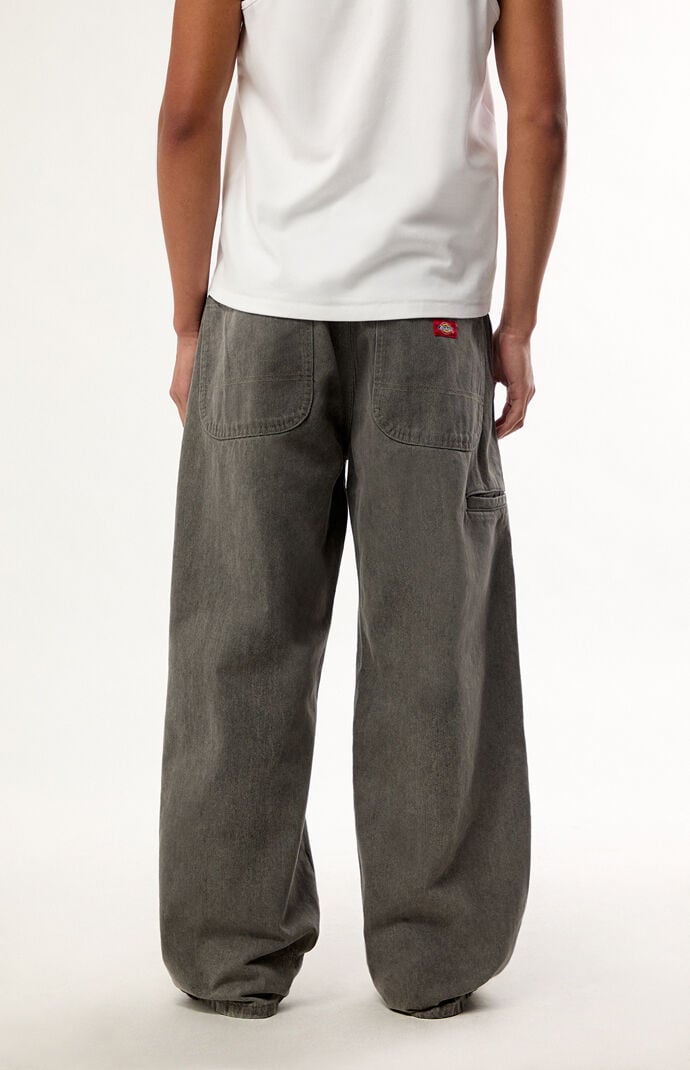 Dickies Gray Double Knee Loose Straight Jeans