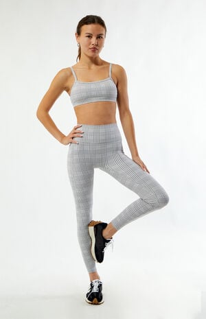 Active Plaid Leggings image number 1