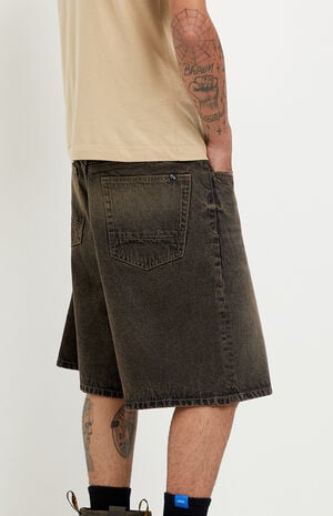 Parker Baggy Jean Shorts Brown image number 5