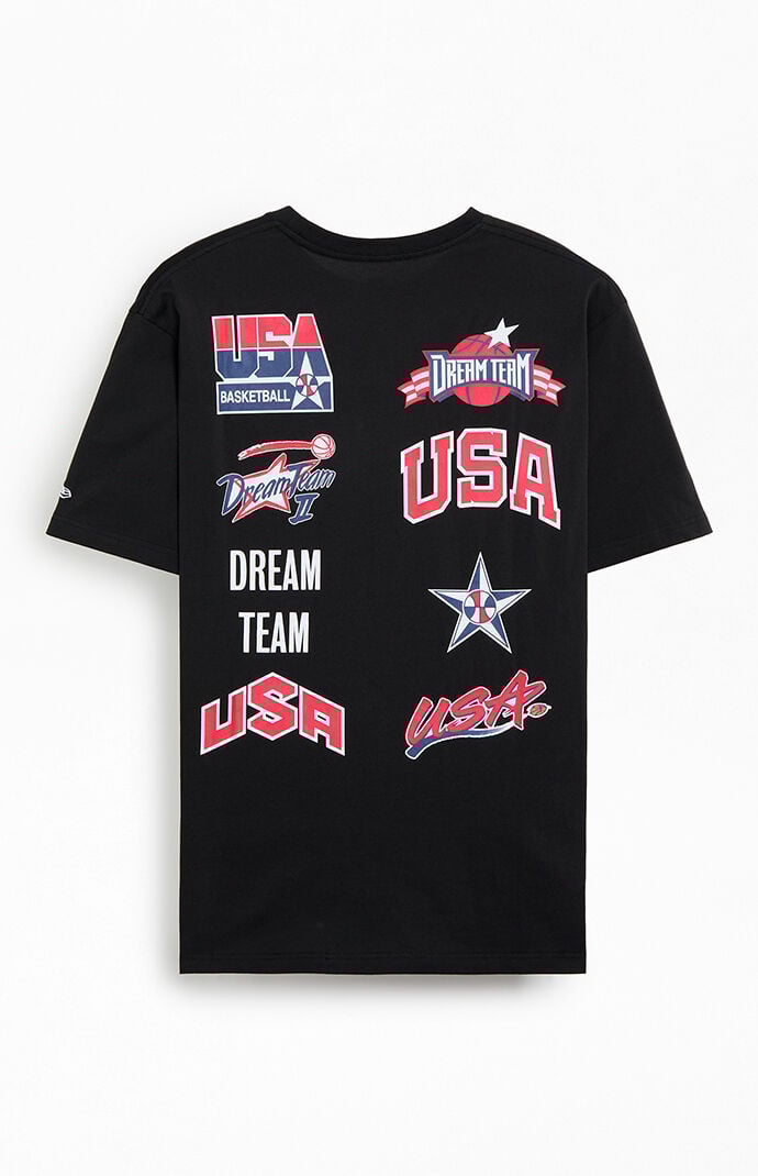 New Era USA Basketball Logos T-Shirt | PacSun