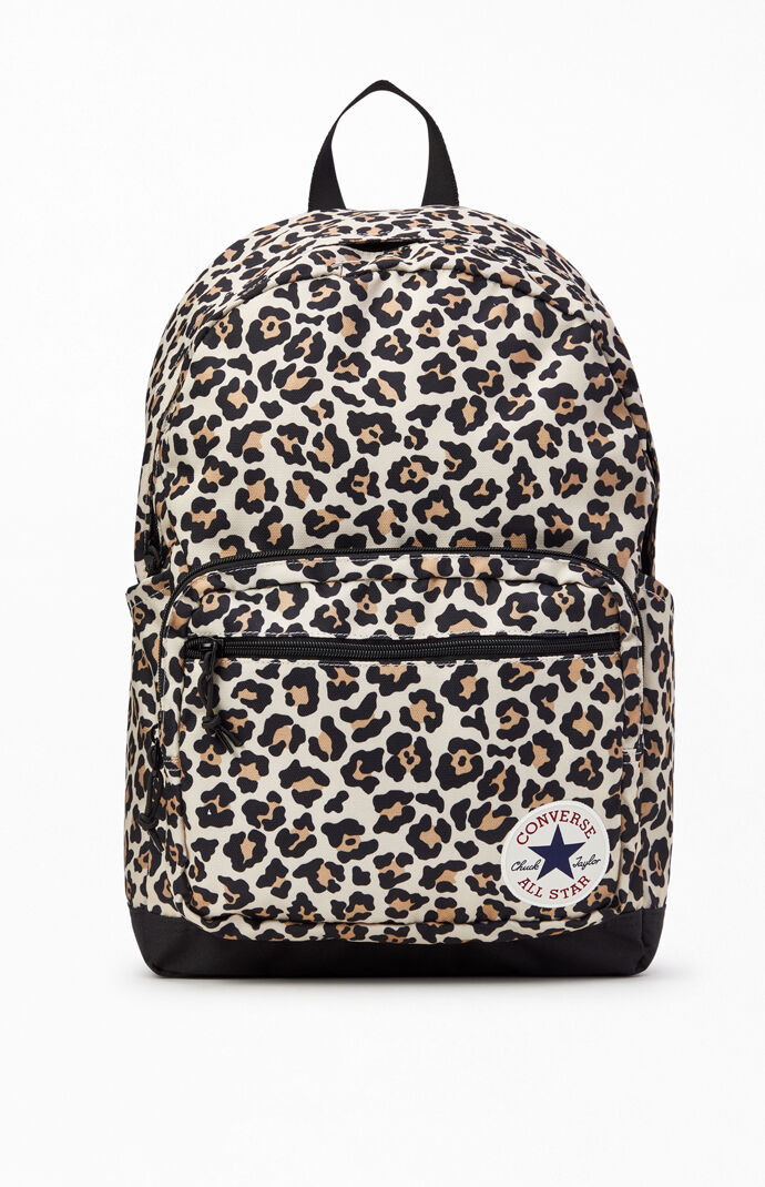 converse leopard print bag