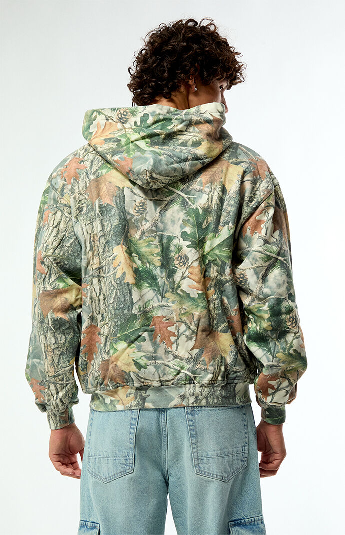 Pacsun Camo Chaos Full Zip Hoodie | Pacsun