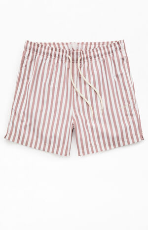 Caribou Striped 4.5" Swim Trunks image number 1