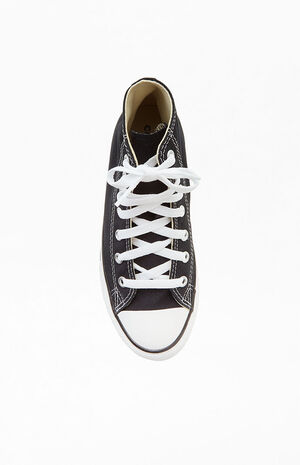 Kids Black & White Chuck Taylor All Star High Top Shoes image number 5