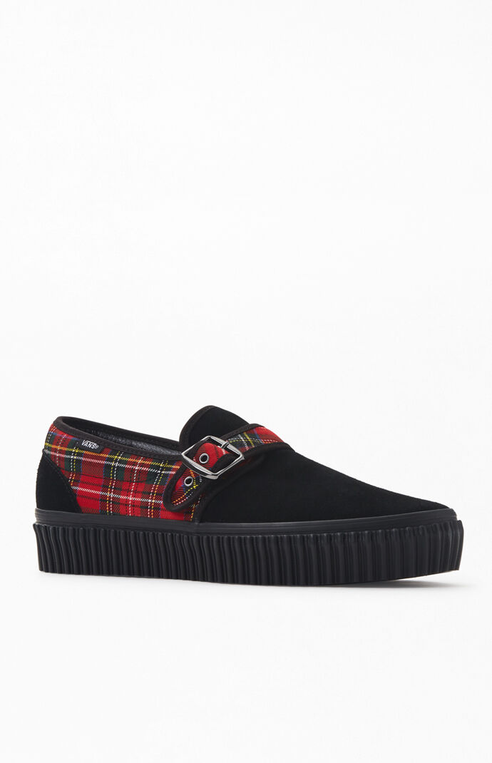 vans tartan slip on