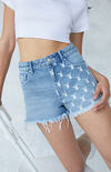 By PacSun Half Bunny High Waisted Denim Festival Shorts By PacSun Half Bunny High Waisted Denim Festival Shorts image number null
