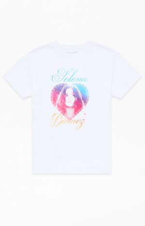 Kids Selena Gomez Heart T-Shirt image number 1