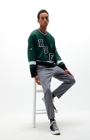 Huf Star Green & White Hockey Jersey