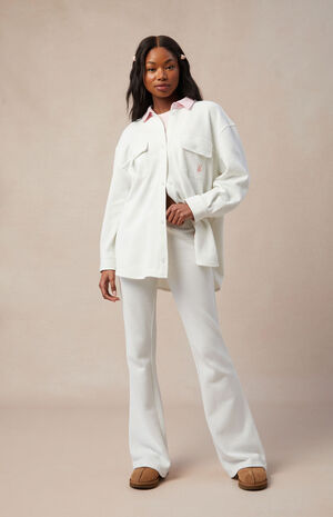 By PacSun V-Day Lounge Button Down Shirt image number 2