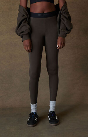 Women's Off Black Sport Leggings image number 2