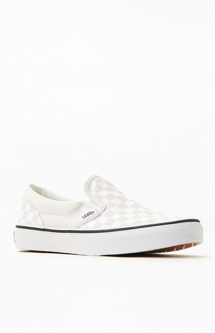 Kids slip on sale on white vans
