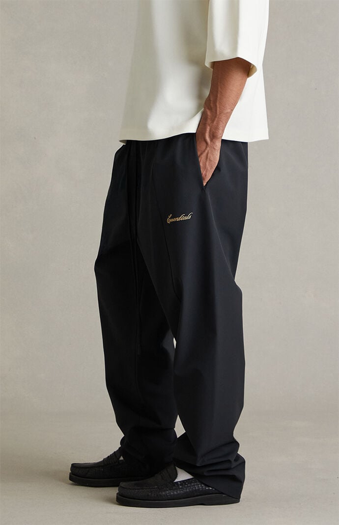 Fear of God ESSENTIALS Vintage Black Signature Track Pants