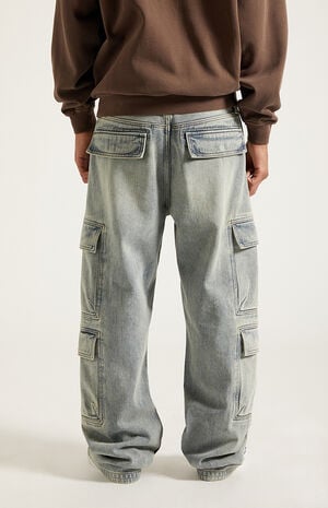Dylan Baggy Jeans Cargo Medium Blue Tint image number 4