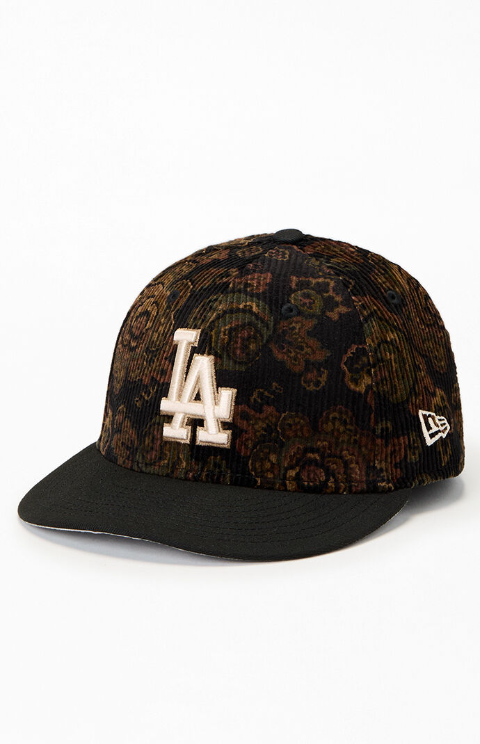 New Era LA Dodgers Floral Corduroy 59FIFTY Fitted Hat