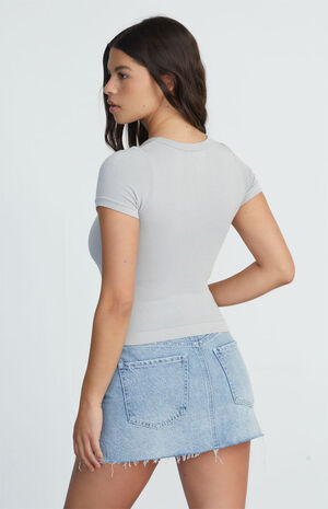 Seamless Crew Neck T-Shirt image number 3