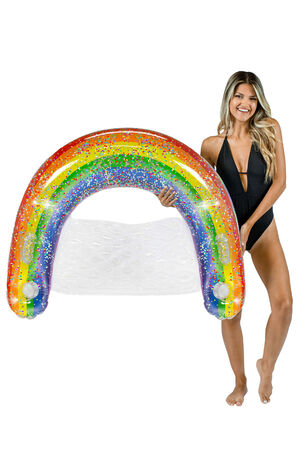 Large Classic Rainbow Glitter Sun Chair image number 1