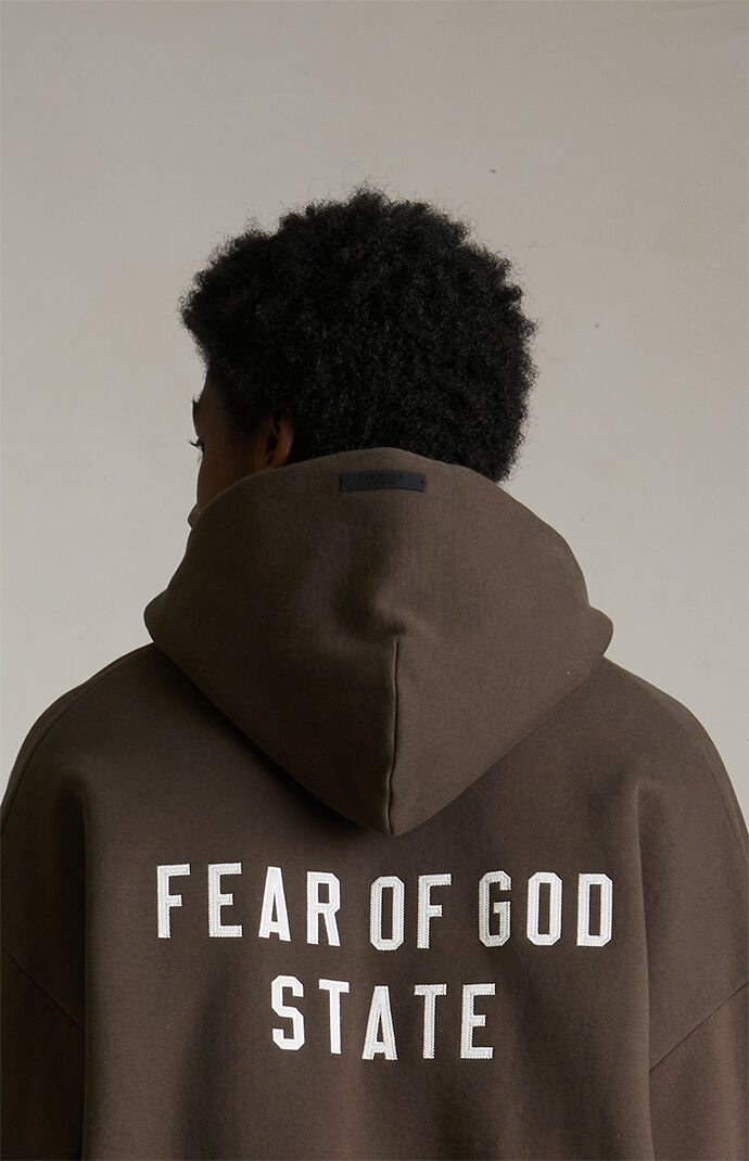 スウェット・トレーナー FEAR OF GOD 'Bound' hoodie Brown Fear of God ESSENTIALS Brown Bonded Hoodie Fear Of God