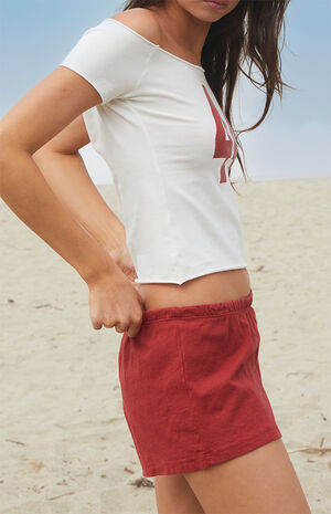 White Bonnie 44 Off-The-Shoulder Crop Top image number 3