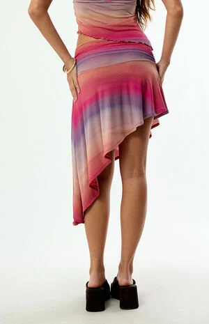 Sunset Asymmetrical Skirt image number 4