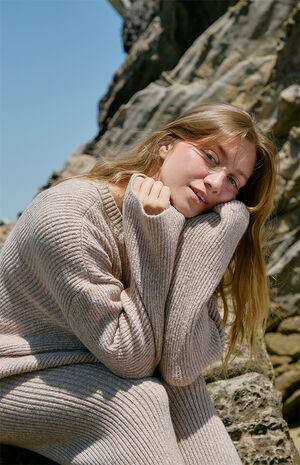 Whimsy Crew Neck Oversized Sweater image number 1