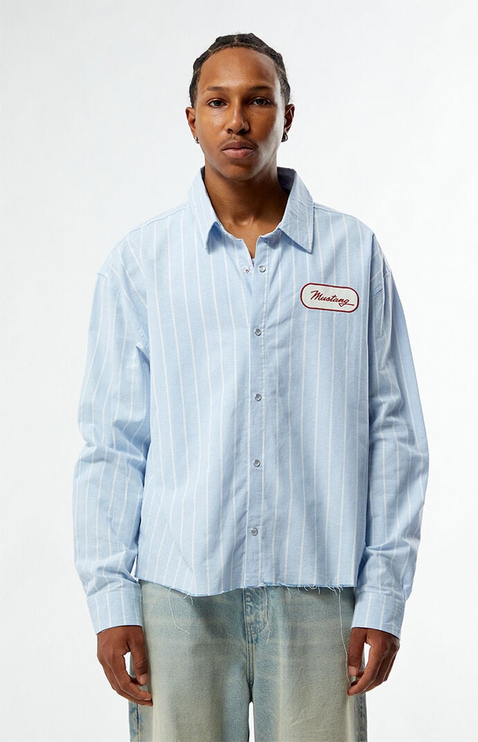 FORD Mustang Long Sleeve Button Front Shirt