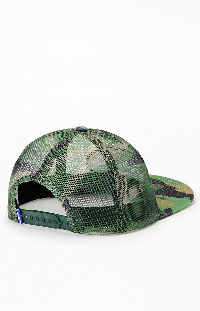 Awake NY Camo Logo Patch Mesh Trucker Hat