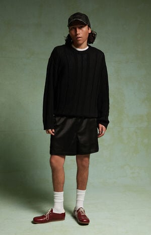 by Pacsun Tonal Stripe Long Sleeve Sweater image number 7